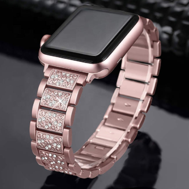 Diamond Metal Strap for Apple Watch [42/44/45MM]
