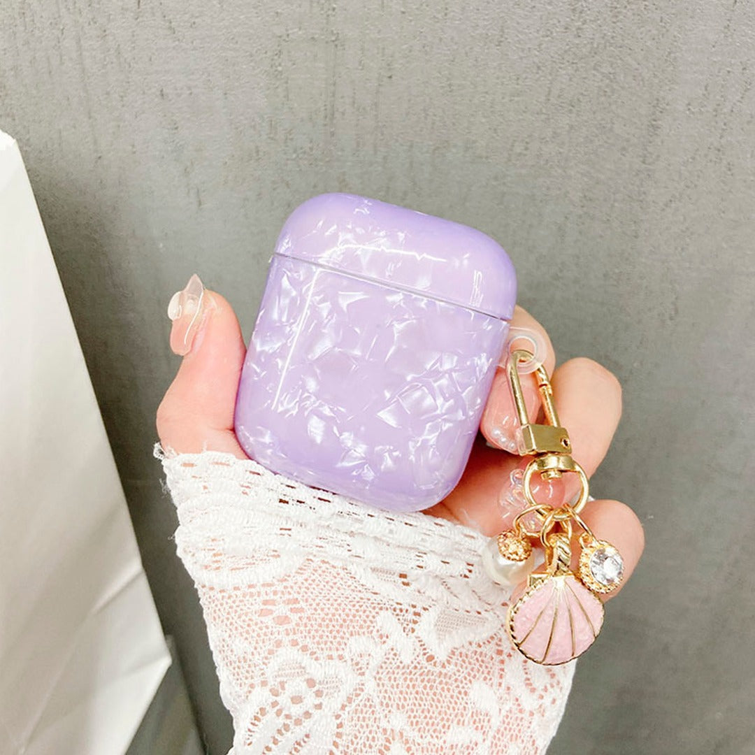 Luxury Purple Shiny Marble Case - AirPods 1/2