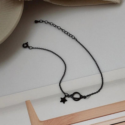 Black Planet Stars Bracelet