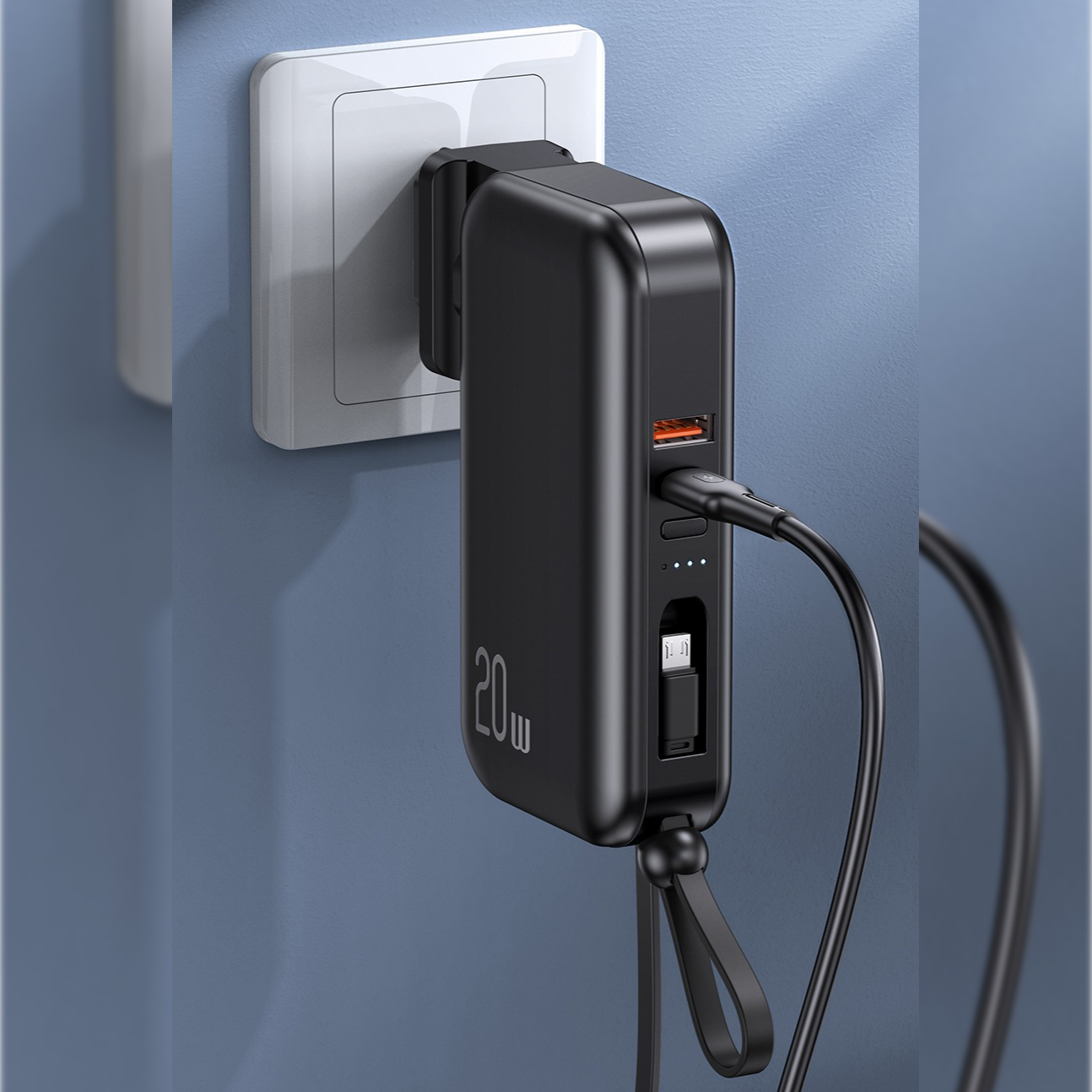 PowerPro 3-in-1 Fast Wall Charger Power Station
