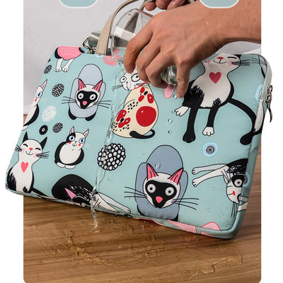 Cute Cat Multifunctional MacBook Bag