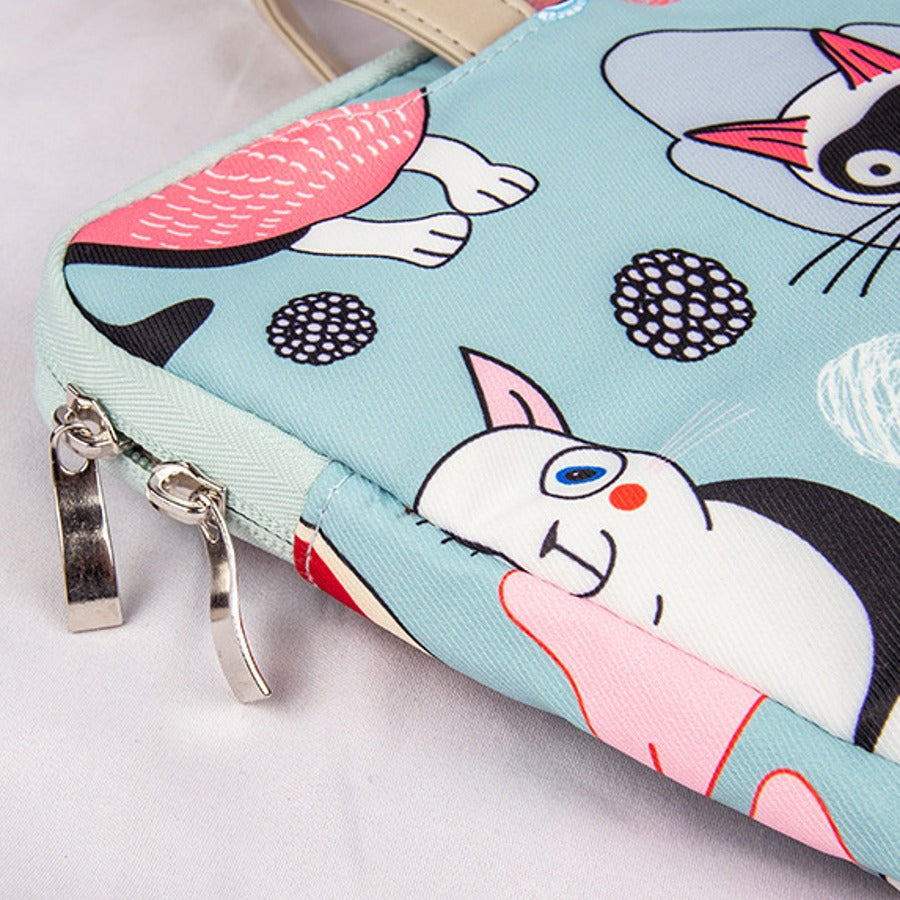 Cute Cat Multifunctional MacBook Bag