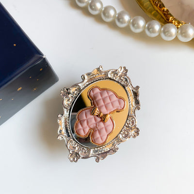 Retro Korean Teddy Pop Socket