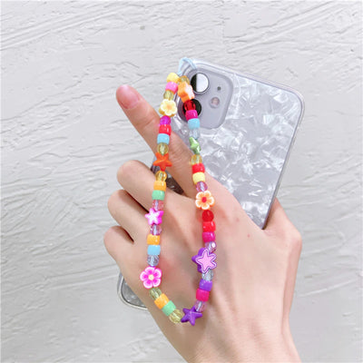 Star - Colorful Beaded Phone Charm