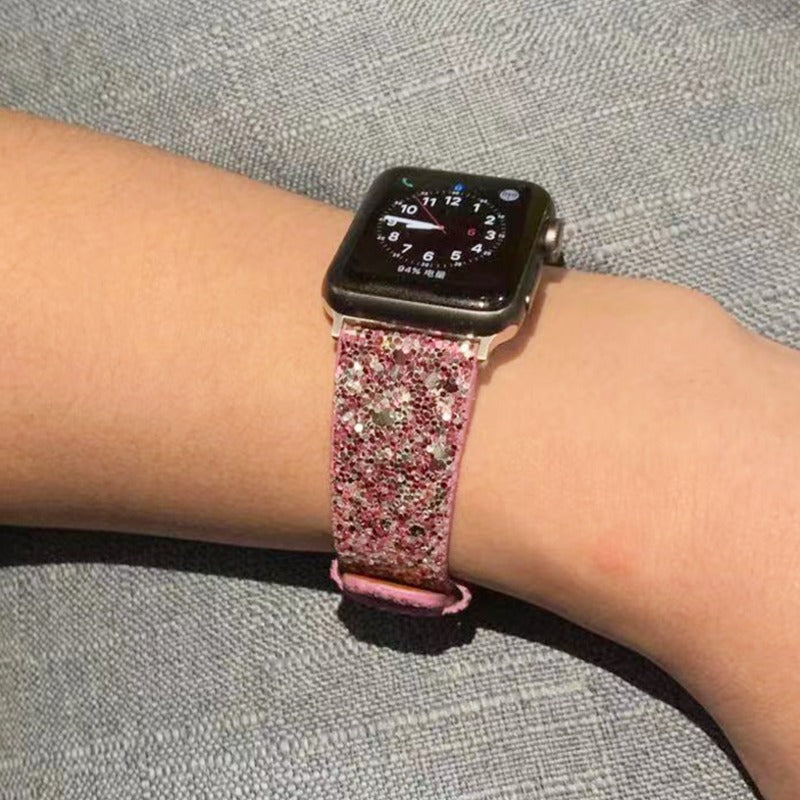 Sparkling Glitter Band for Apple Watch [38/40/41MM] - Pink