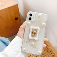 Teddy Frame Transparent TPU Case