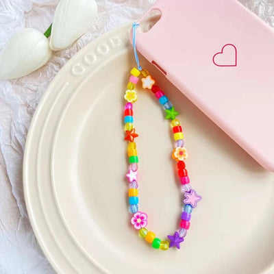 Star - Colorful Beaded Phone Charm