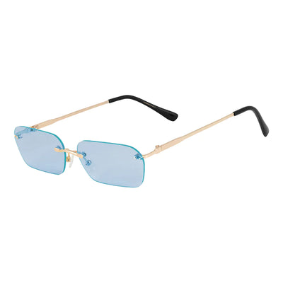 BLIZ Matrix Sunglasses - White Frame with Blue Multi Lens – Cyclespeed