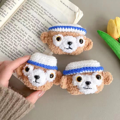 Cute Knitted Bear Case - AirPods