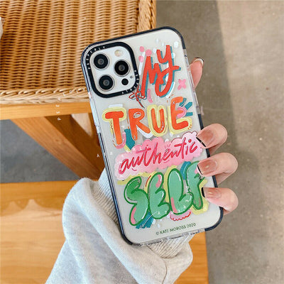 Cute Artsy Affirmation Clear Case