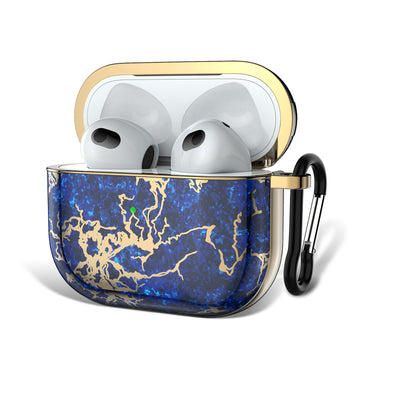 Luxury Marble Electroplated Case  - AirPods 3