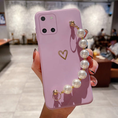 galaxy note 10 lite pearl bracelet cover 