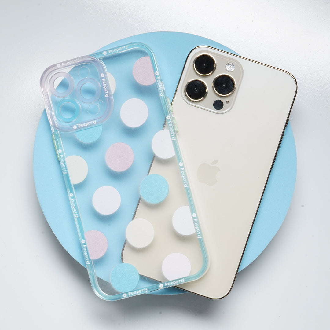 iPhone 13 pro max polka dots case 