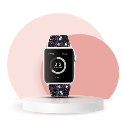 Sparkling Glitter Band for Apple Watch  [38/40/41MM] - Black