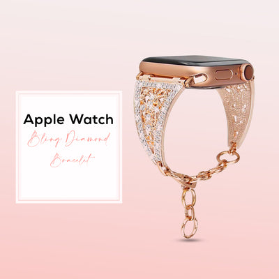 Bling Diamond Bracelet for Apple Watch [38/40/41MM] - Rose Gold