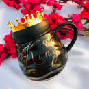 Crown Lid Ceramic Mugs
