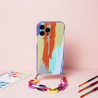 Street Graffiti Pattern Case With Bracelet