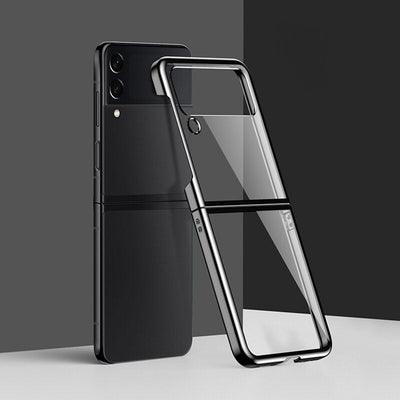 Galaxy Z Flip4 Transparent Glitter Case