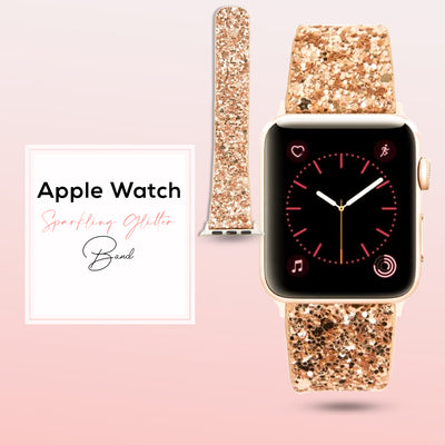 Sparkling Glitter Band for Apple Watch [38/40/41MM] - Gold
