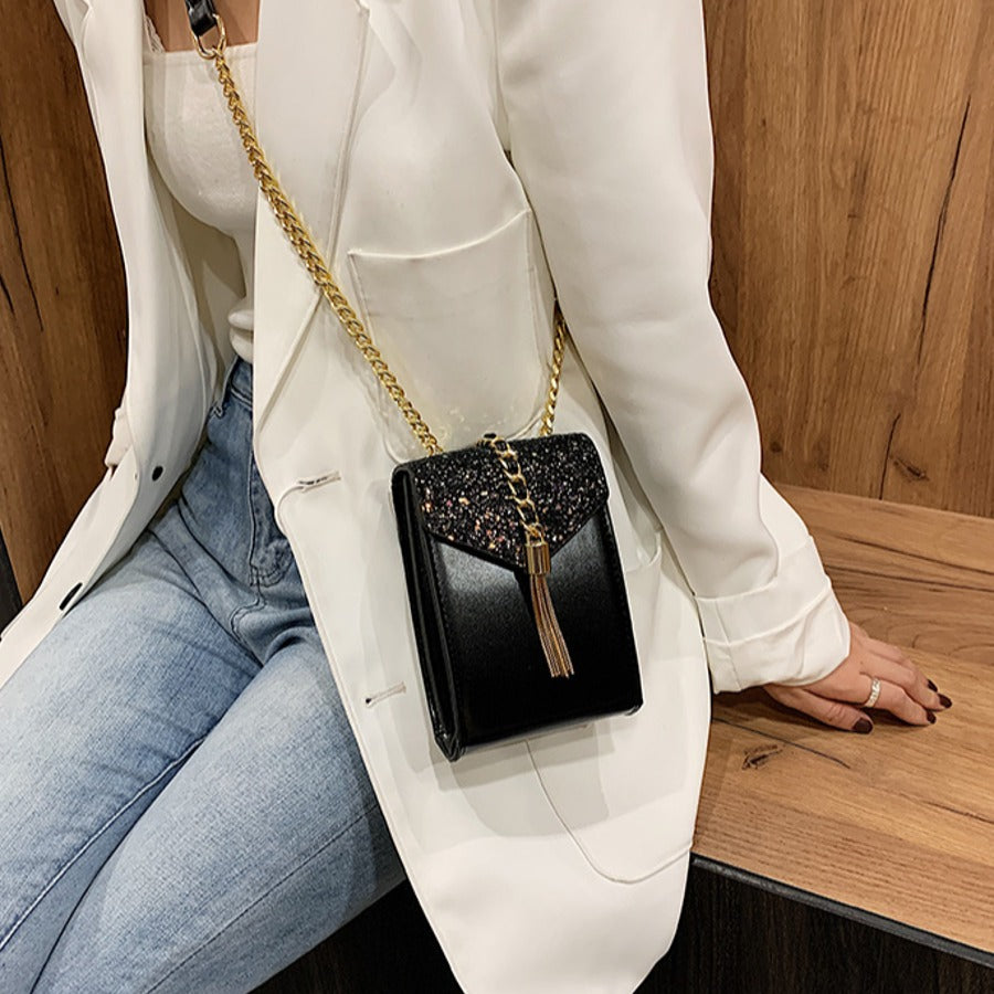 Glitter Cross Body Sling Bag