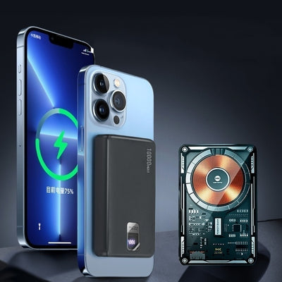 10000mAh Transparent Wireless Power Bank .
