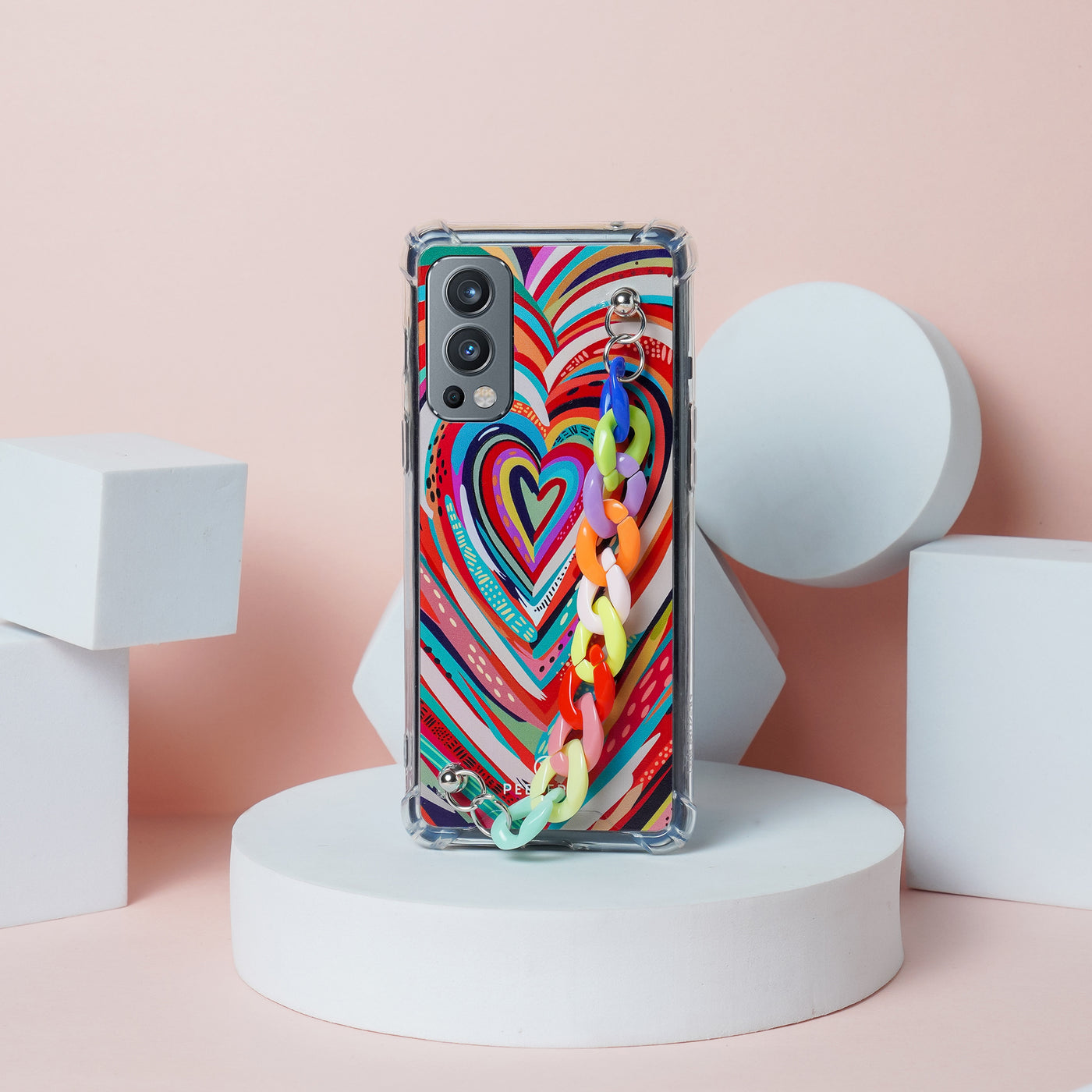 Swirl Love Colored Case with Bracelet - OnePlus