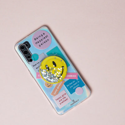 Label Phone Case with Smile Phone Gripper - OnePlus