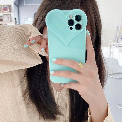 3D Love heart Camera Protective Case