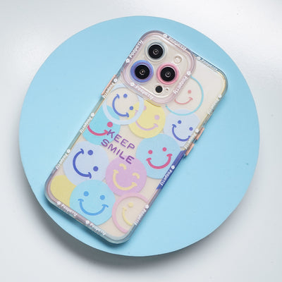 iPhone 13 transparent case for girls 