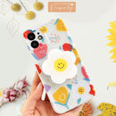 Adorable Flower Case with Pop Socket