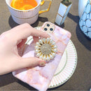 Pearl Flower Rhinestone Pop Socket
